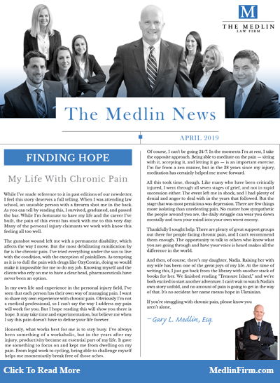 Finding Hope; The Medlin Law Firm