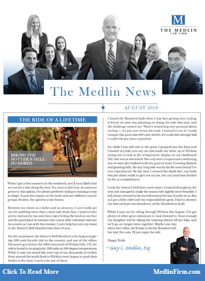 The Ride Of A Lifetime; The Medlin Law Firm