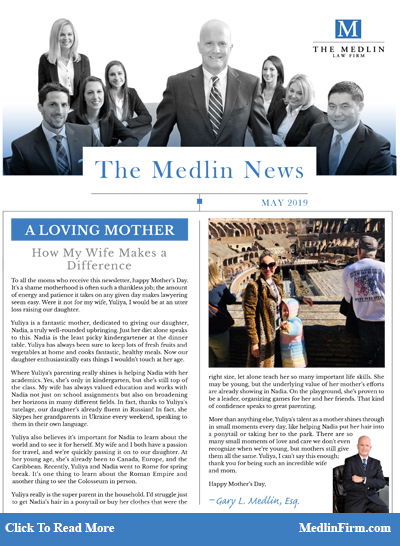 A Loving Mother; The Medlin Law Firm