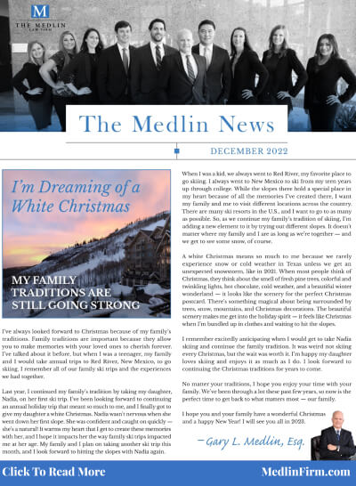 December 2022 I Am Dreaming Of A White Christmas