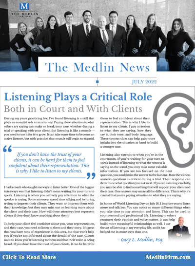 November 2020 Medlin Law Firm Criminal Defense News
