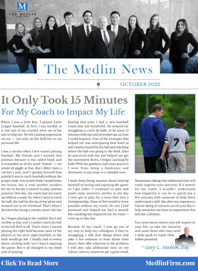 It Only Took 15 Minutes For My Coach To Impact My Life